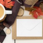 コーヒーとメッセージカード