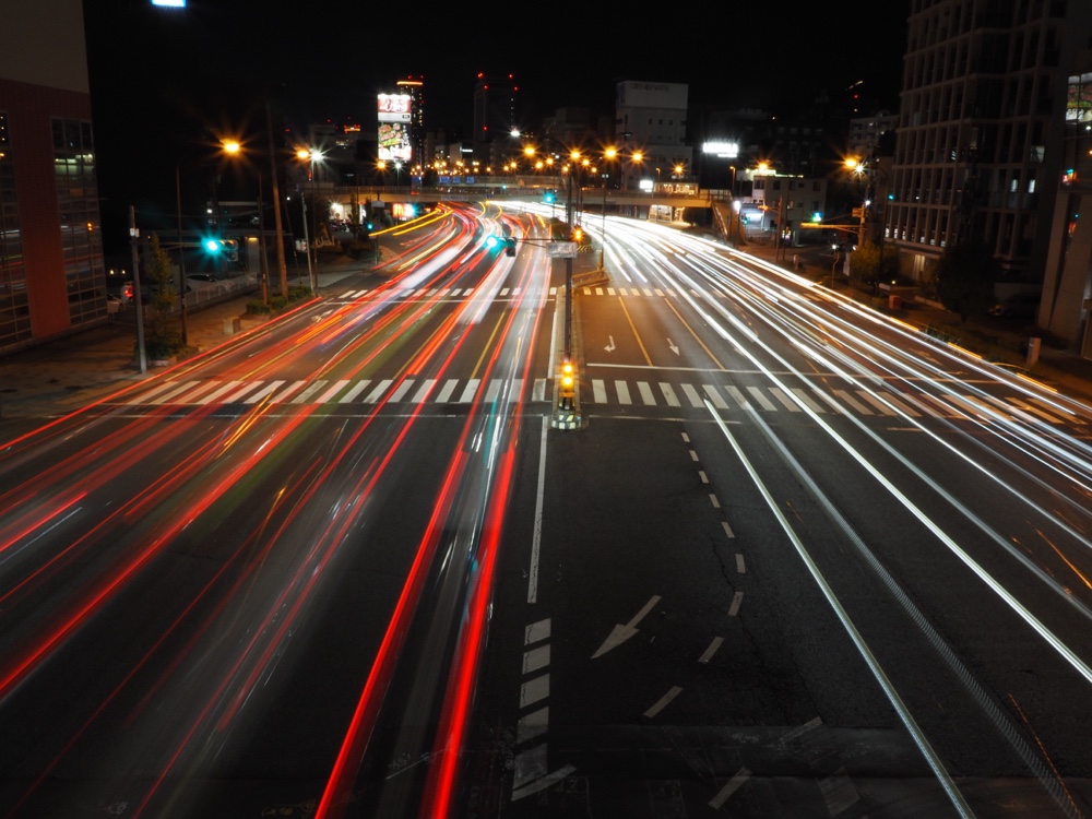 夜の道路